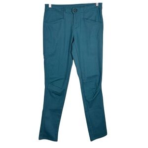 Patagonia Escala Rock Pants Women’s Size 4 In Teal Hiking Activewear